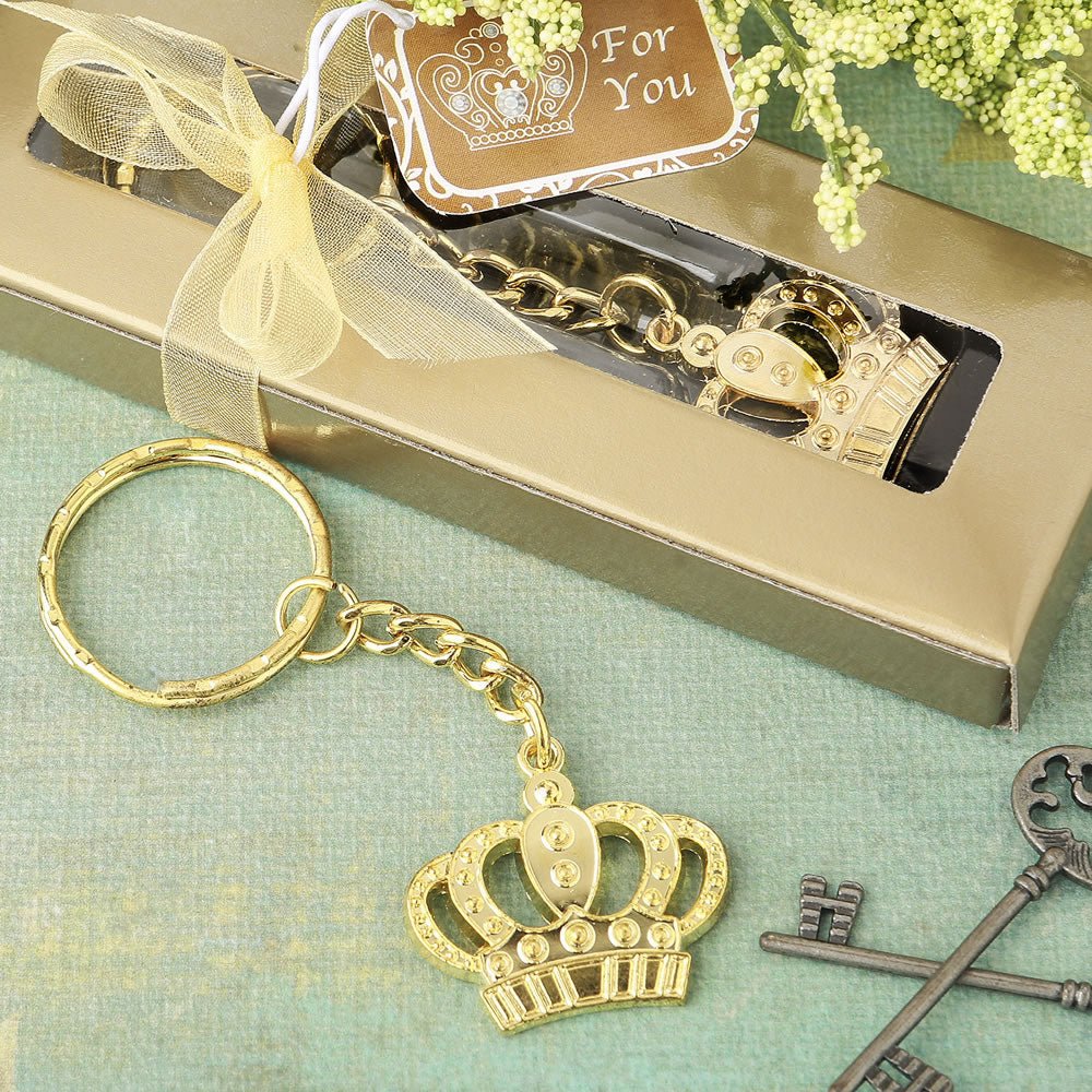 Crowned In Love Keychain - Forever Wedding Favors