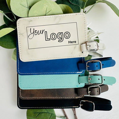 Custom Logo Luggage Tag - Forever Wedding Favors
