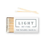 Custom Matchbox Wedding Favor - Rustic Love - Forever Wedding Favors