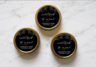 Dark Romance Glow Candle - Forever Wedding Favors