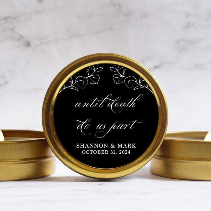 Dark Romance Glow Candle - Forever Wedding Favors