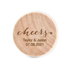 Design Your Own Cork Bottle Stopper - Forever Wedding Favors