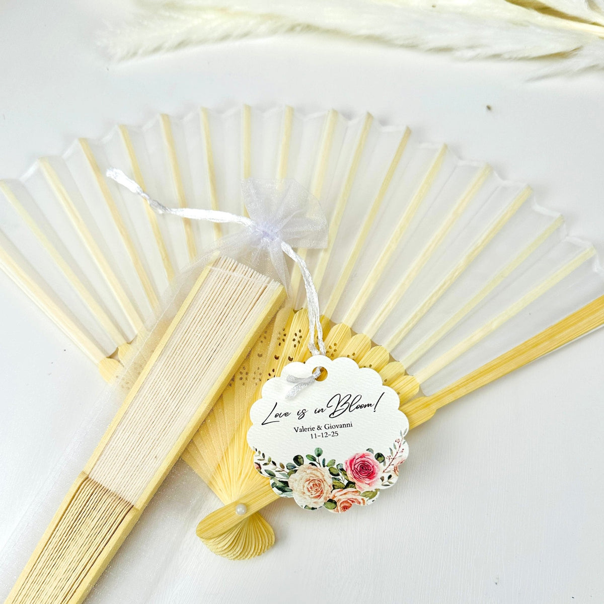 Design Your Own Floral Hand Fan - Forever Wedding Favors