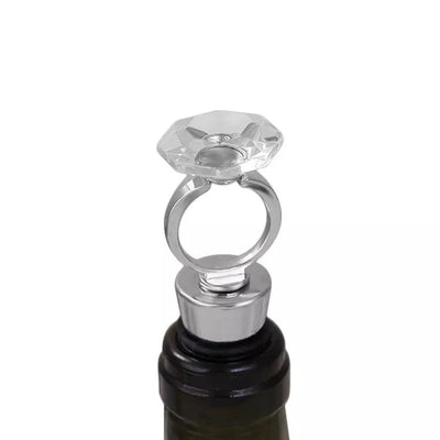 Diamond Ring Bottle Stopper - Forever Wedding Favors