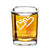 Double Hearts Shot Glass - Forever Wedding Favors