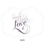 Expressions Personalized Hand Fan - Forever Wedding Favors