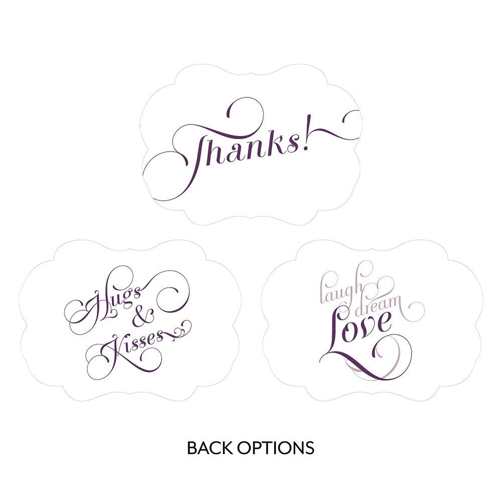 Expressions Personalized Hand Fan - Forever Wedding Favors