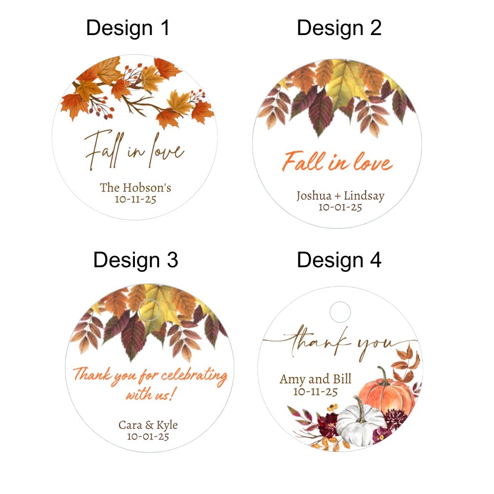Fall Foliage Mini Mason Jar - Forever Wedding Favors