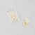 Flat Metal Diamond Ring Bottle Opener - Gold - Forever Wedding Favors