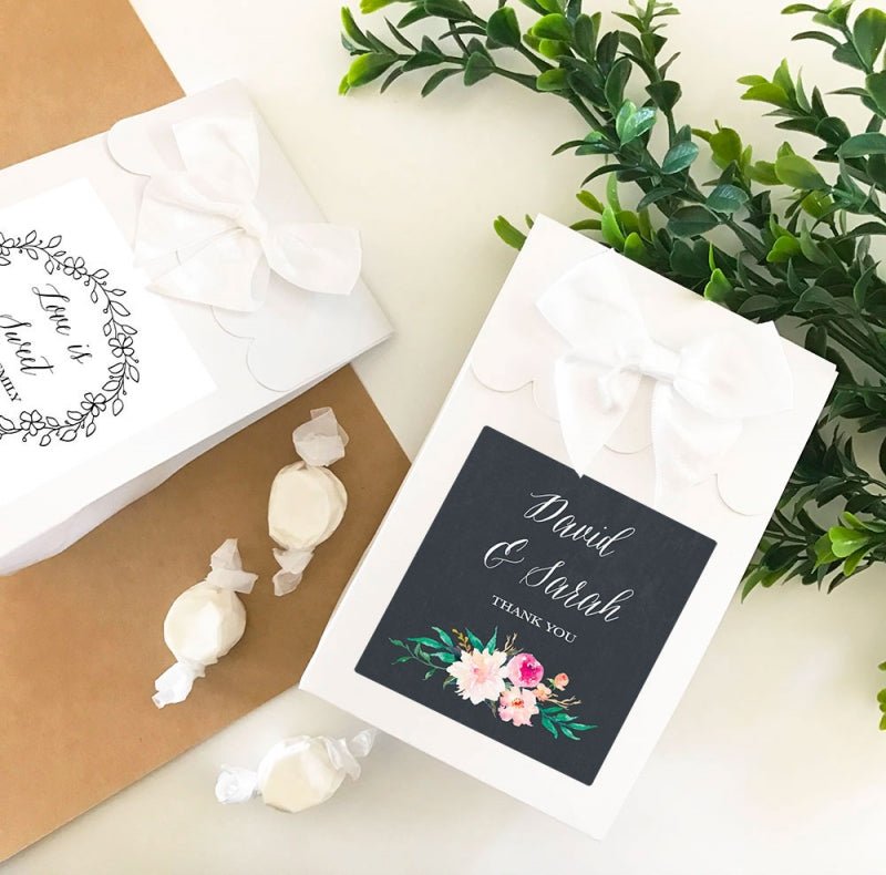 Floral Candy Favor Bags - Forever Wedding Favors