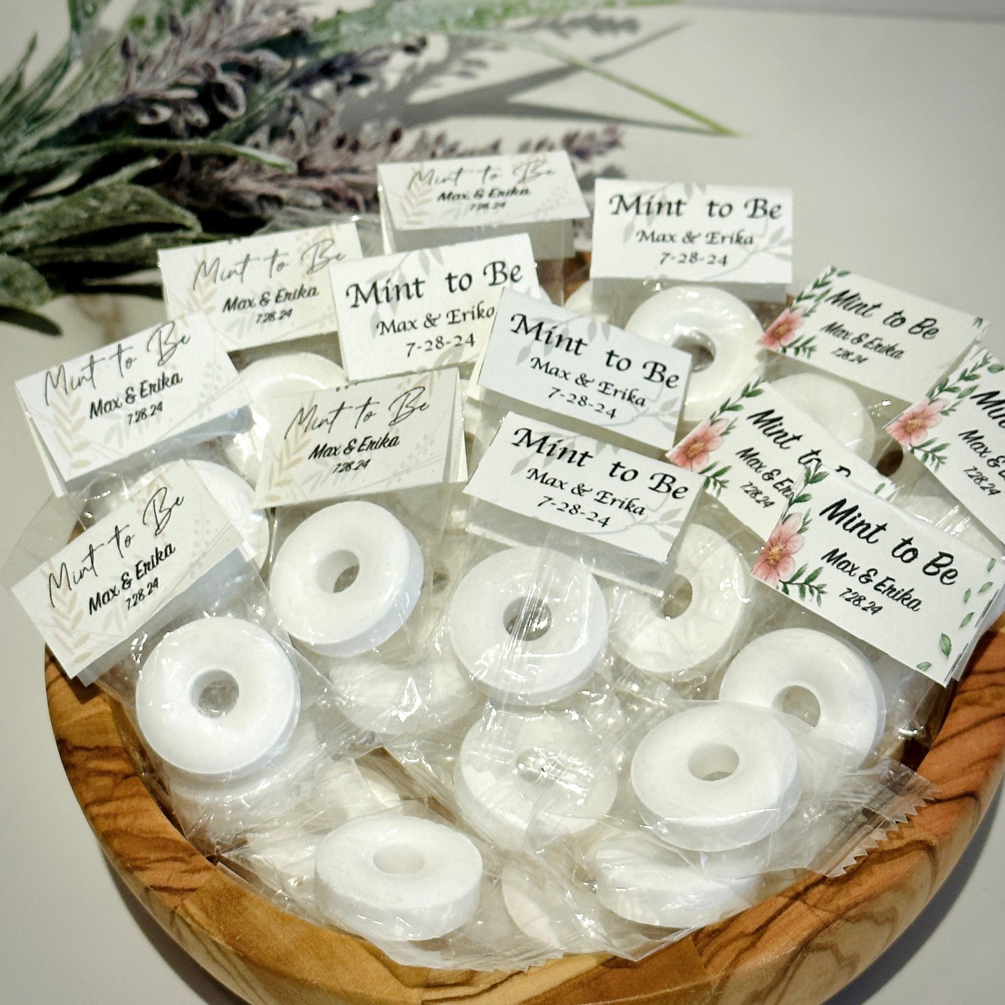 Floral Mint To Be Wedding Favors - Forever Wedding Favors