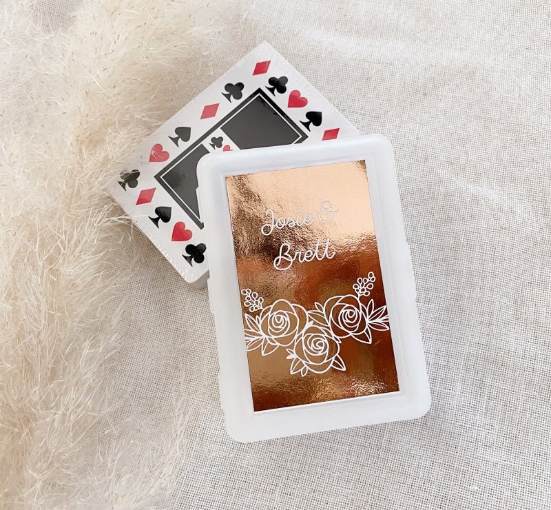 Foil Playing Card Favors - Forever Wedding Favors