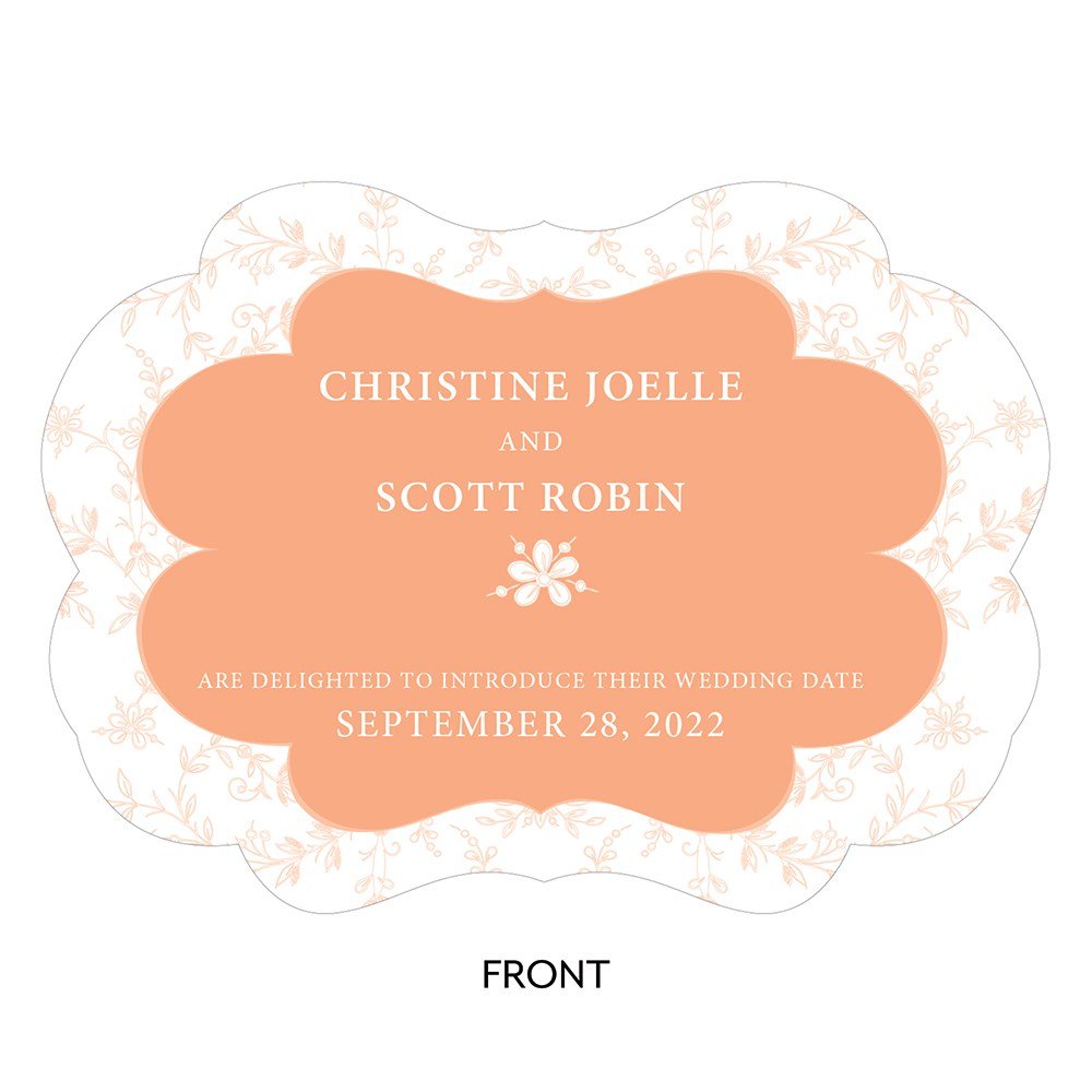 Forget Me Not Personalized Hand Fan - Forever Wedding Favors