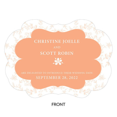 Forget Me Not Personalized Hand Fan - Forever Wedding Favors