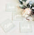 Glass Place Card Coaster - Forever Wedding Favors