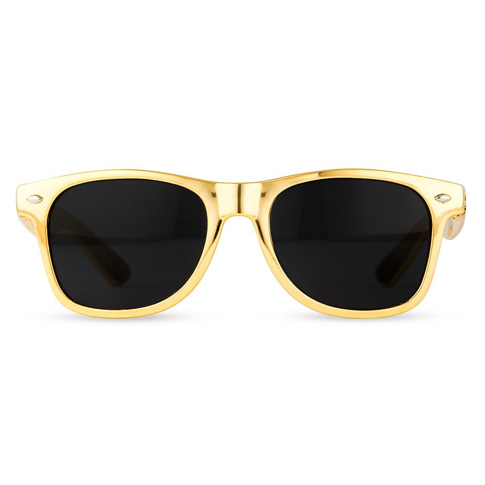 Glowing in Gold Personalized Sunglass Wedding Favor - Forever Wedding Favors
