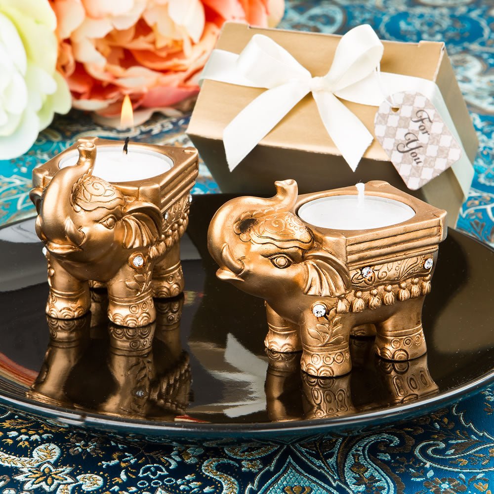 Gold Good Luck Elephant - Forever Wedding Favors