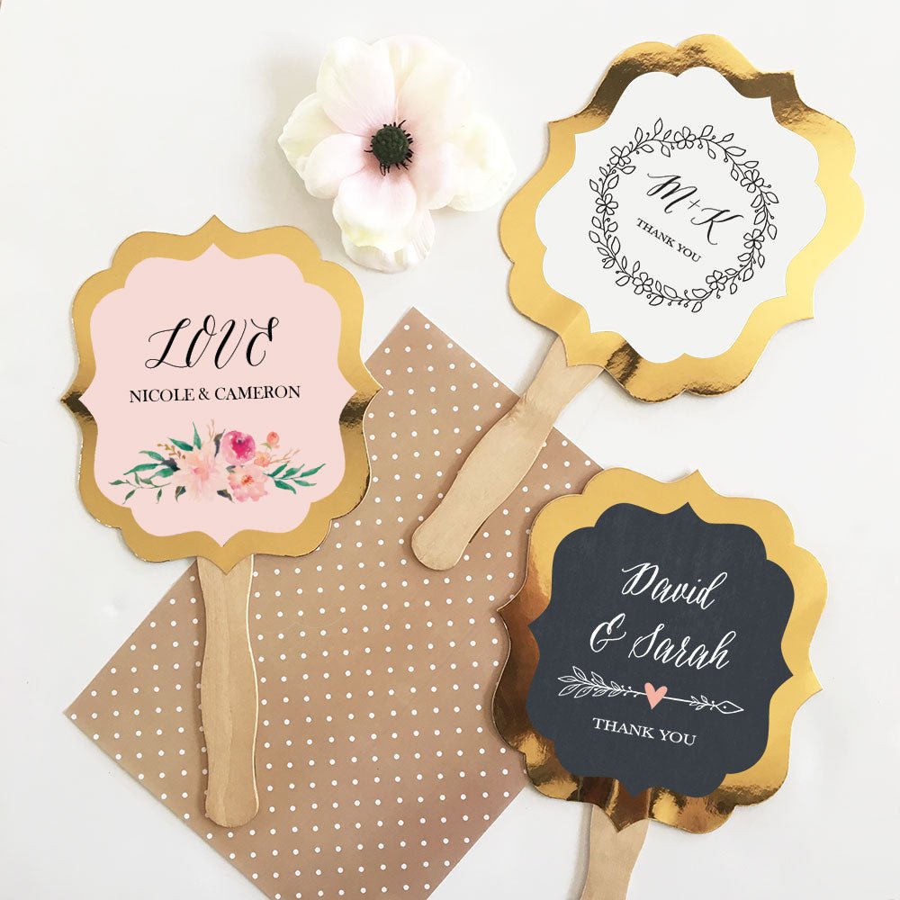 25 Hand Fan Wedding Favors to Keep Your Guests Cool (from $1.39