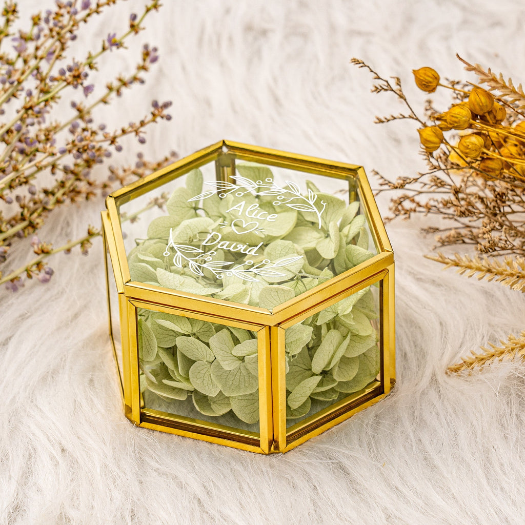 Greenery Ring Box - Forever Wedding Favors