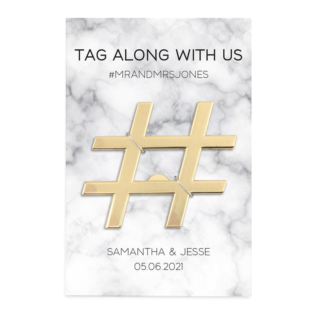 Hashtag Bottle Opener - Forever Wedding Favors
