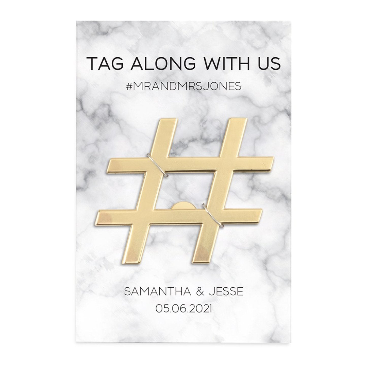 Hashtag Bottle Opener - Forever Wedding Favors