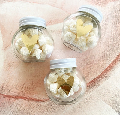 Heart Candy Jar Favors - Forever Wedding Favors