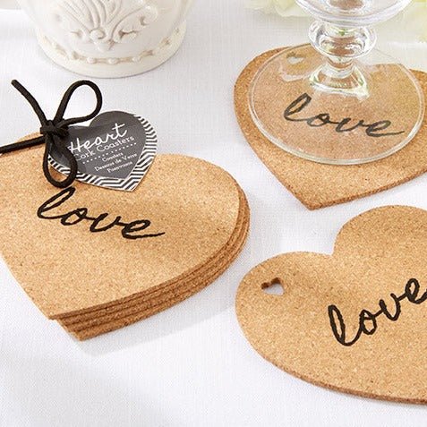 Heart Coasters - Forever Wedding Favors