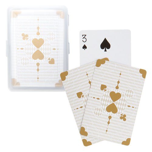 Hearts of Gold Playing Cards With Case - Forever Wedding Favors