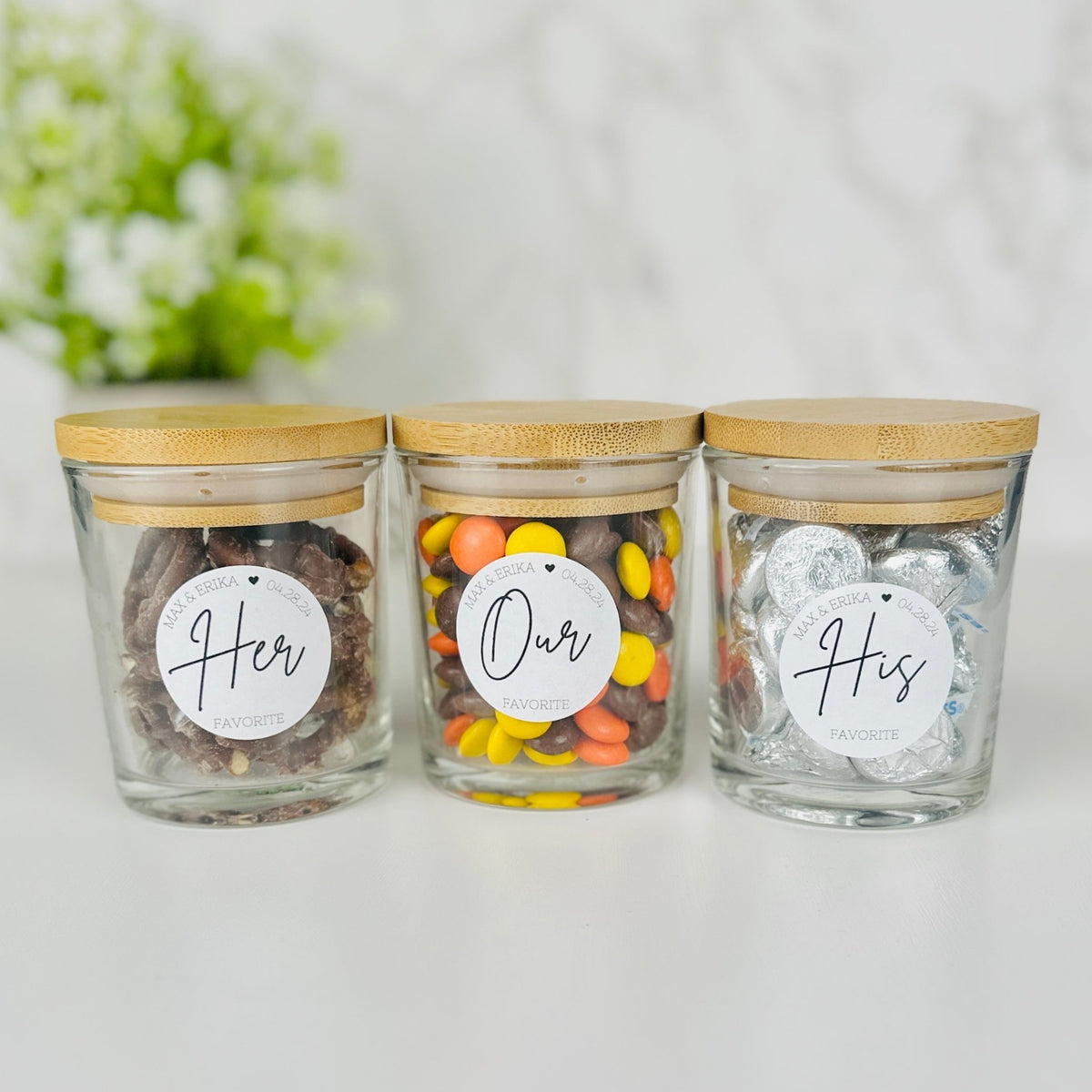 His & Hers Mason Jar - Forever Wedding Favors