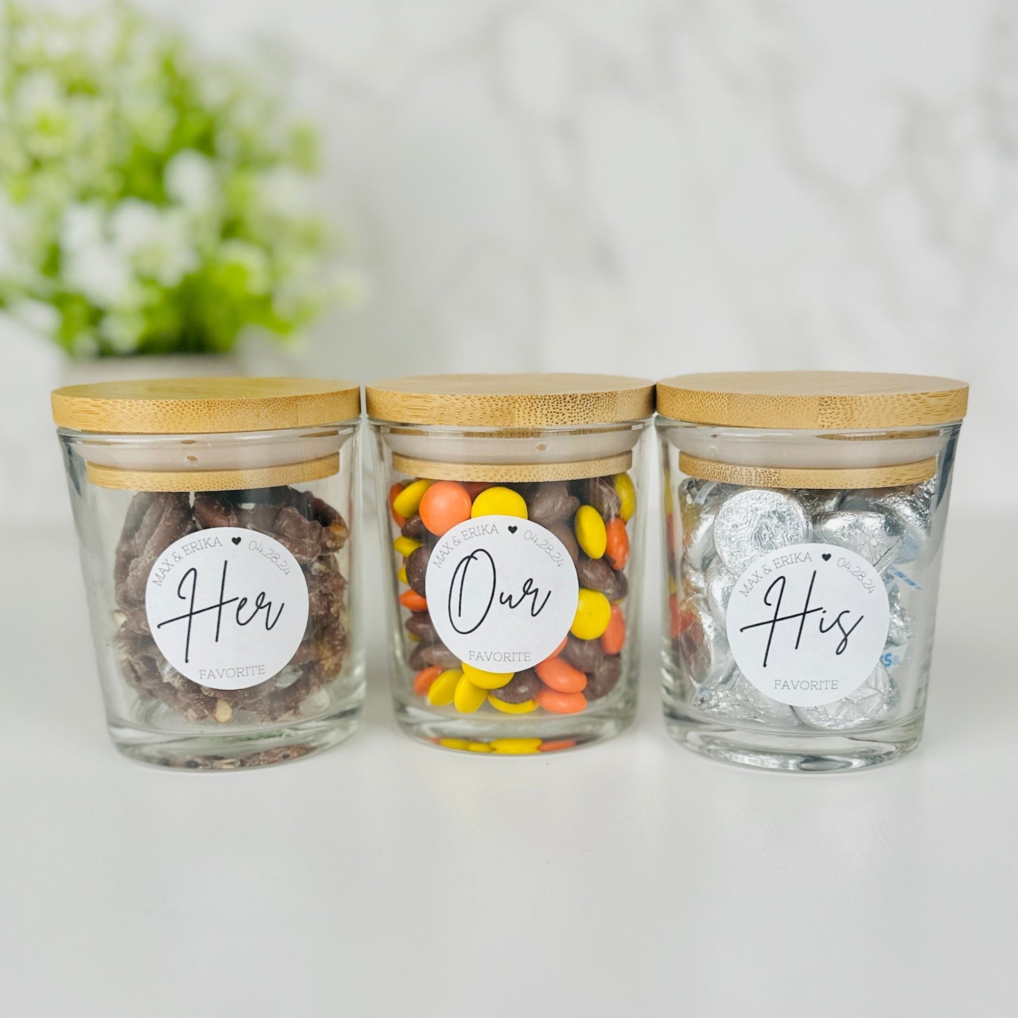 His & Hers Mason Jar - Forever Wedding Favors