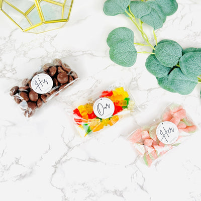 His & Hers Sweet Treat Candy Bags - Forever Wedding Favors