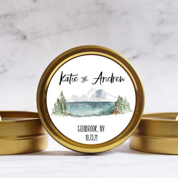 Lakeview Love Candle - Forever Wedding Favors