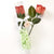 Long Stem Red Rose with Green Soap Grass - Forever Wedding Favors