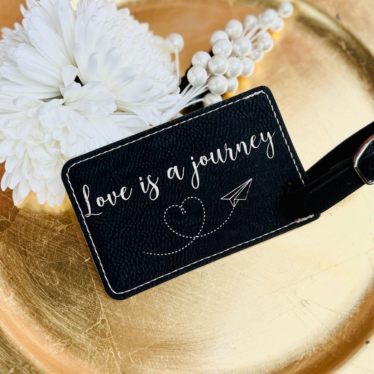 Love Is A Journey Luggage Tag - Forever Wedding Favors