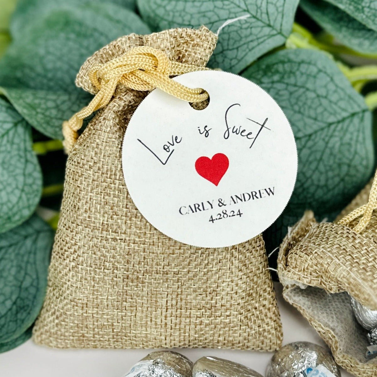 Love Is Sweet Tag - Forever Wedding Favors