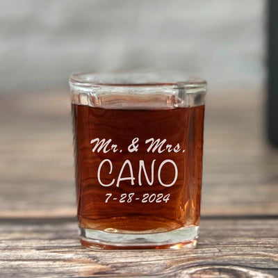 Lovebirds Shot Glass - Forever Wedding Favors