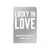 Lucky In Love Metallic Playing Cards - Forever Wedding Favors