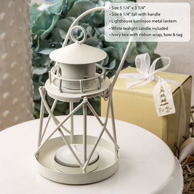 Luminous Lighthouse Candle - Forever Wedding Favors