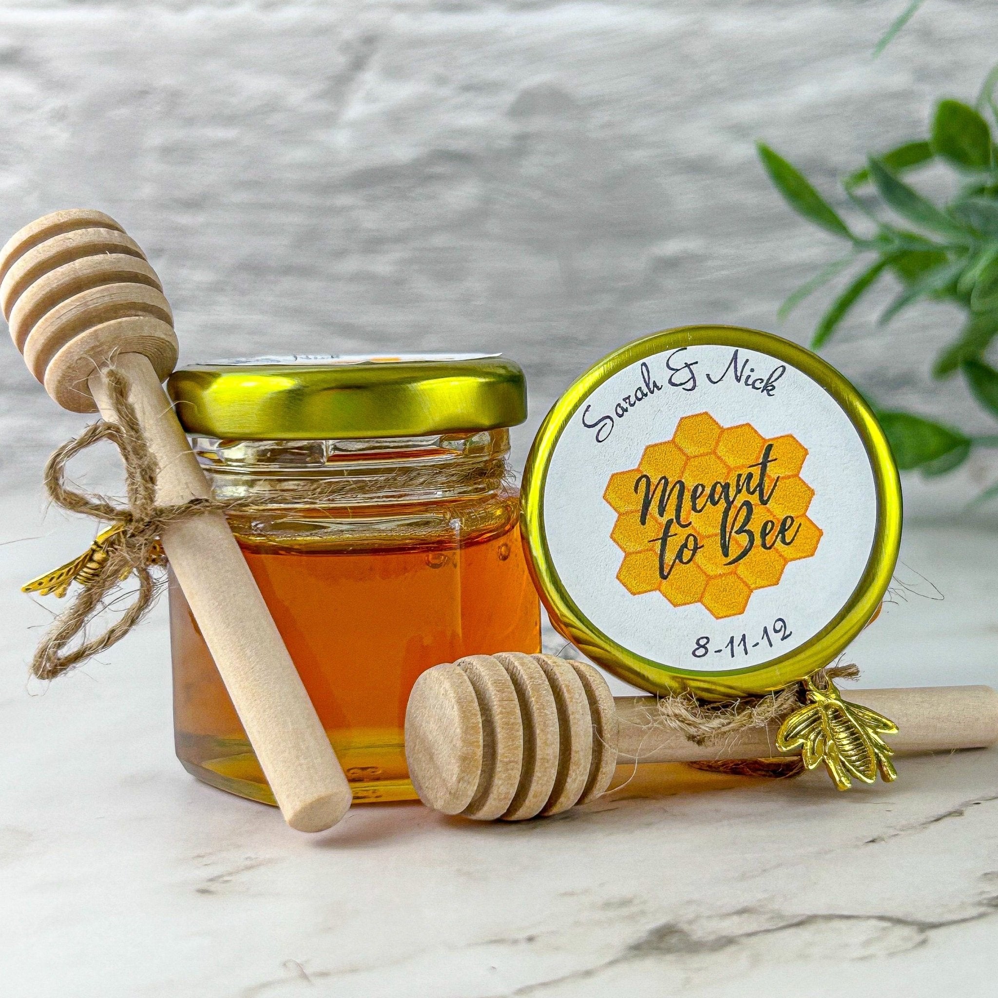 Meant To Bee Honey Jar Forever Wedding Favors