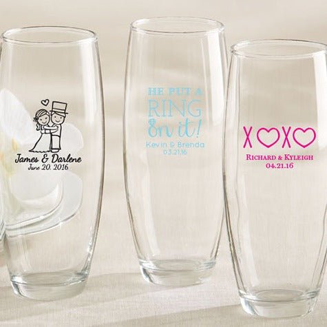 Merry In Love Stemless Glass - Forever Wedding Favors