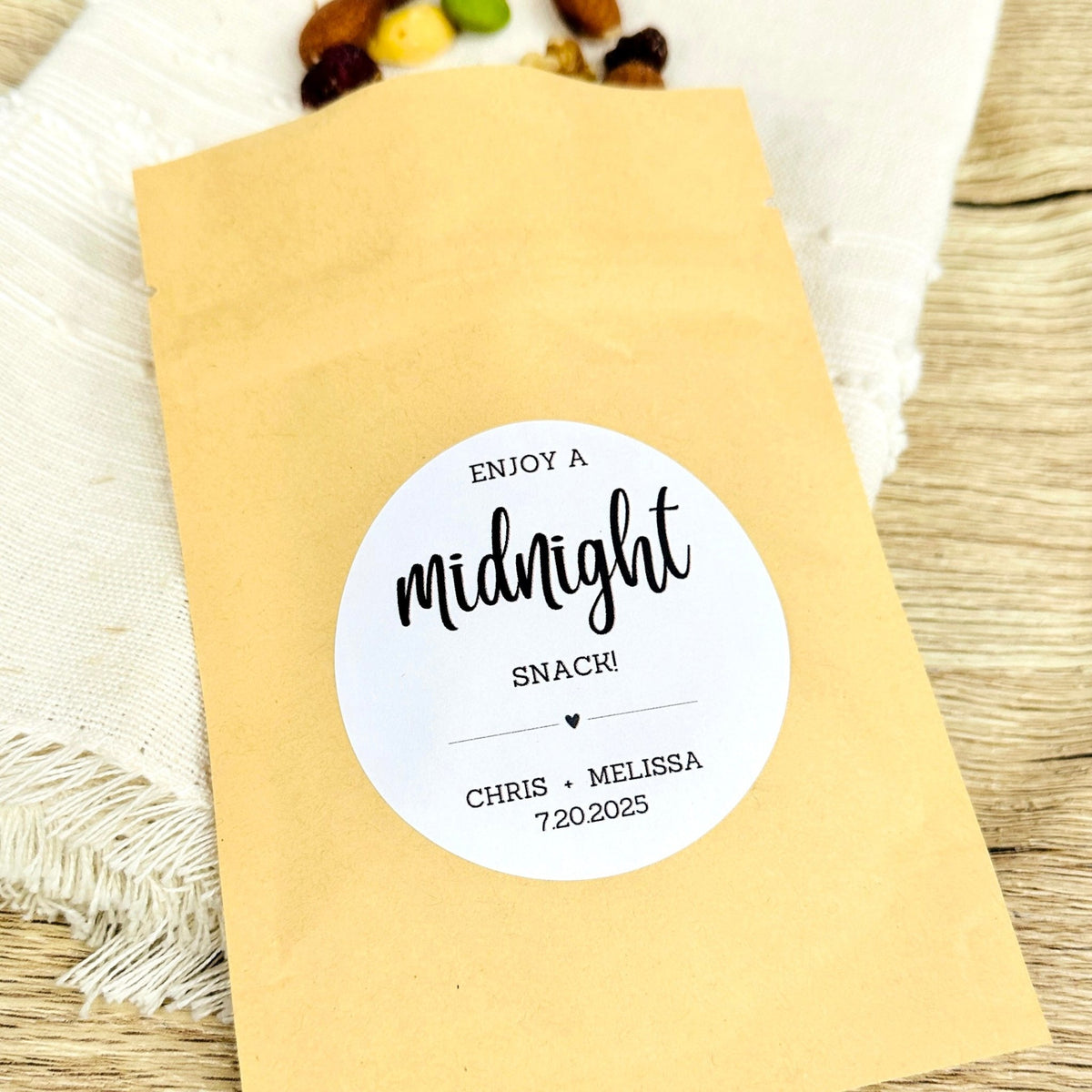 Midnight Snack Bag - Forever Wedding Favors