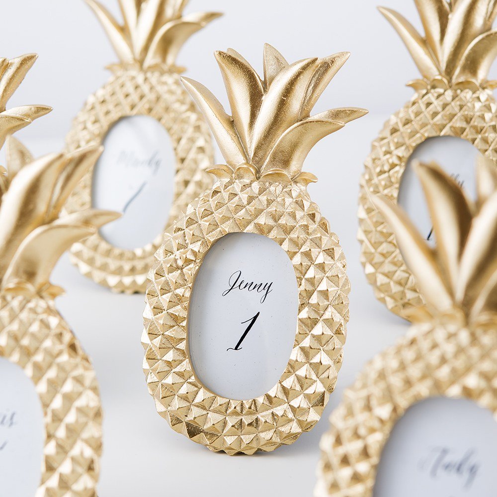 Mini Gold Pineapple Photo Frame - Forever Wedding Favors