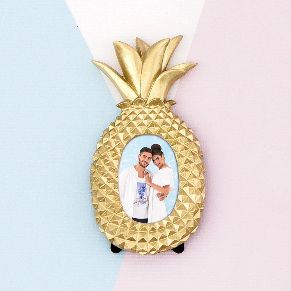 Mini Gold Pineapple Photo Frame - Forever Wedding Favors