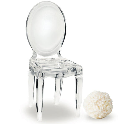 Miniature Clear Acrylic Phantom Chairs - Forever Wedding Favors