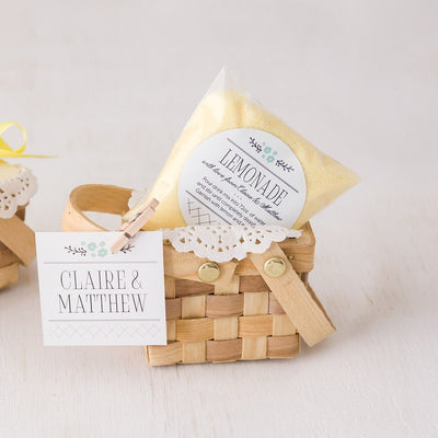 Miniature Picnic Basket Favor - Forever Wedding Favors