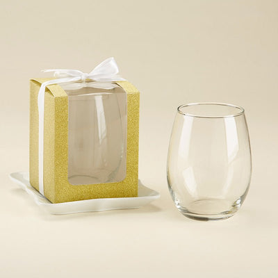 Minimalistic Wine Glass - Forever Wedding Favors
