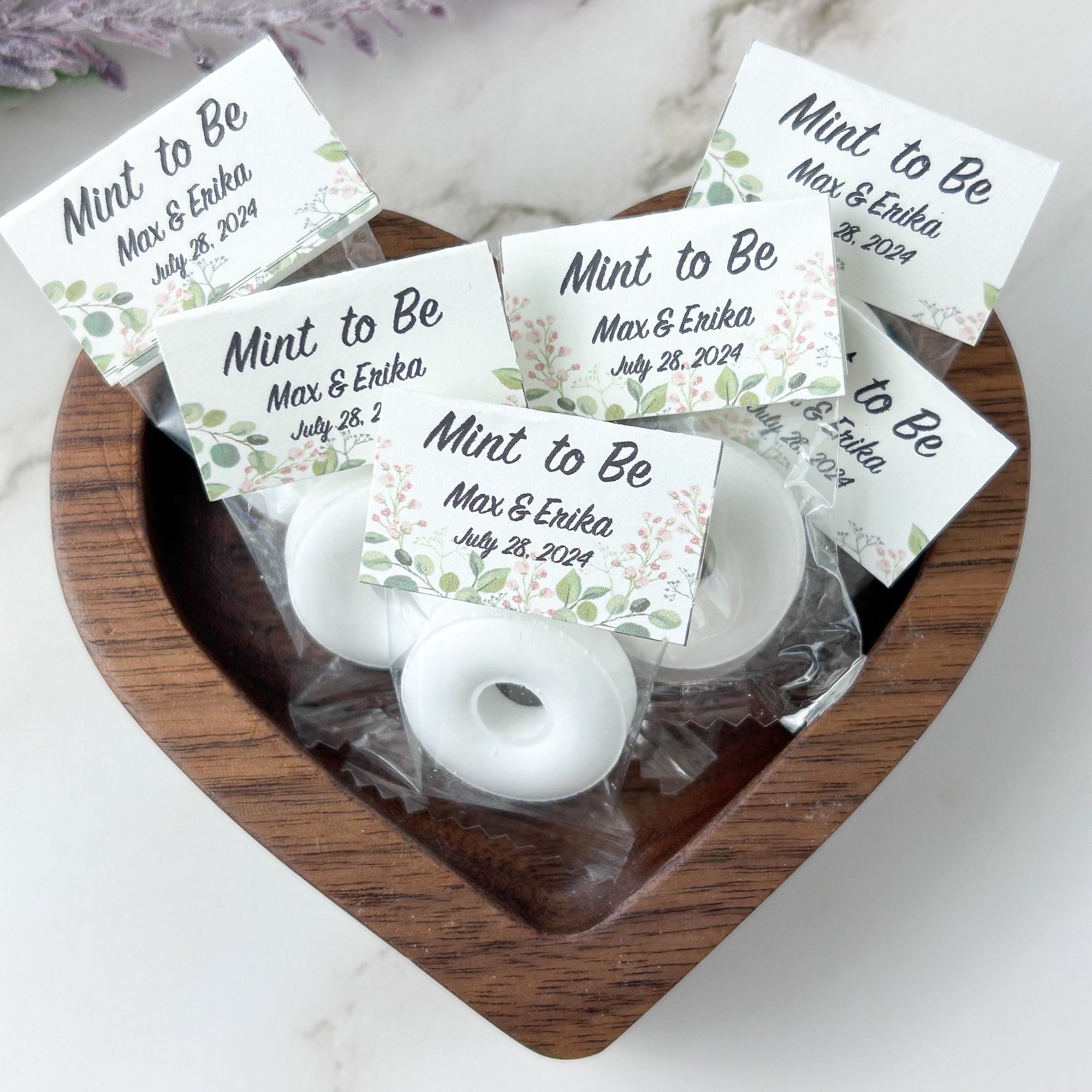 Floral Mint To Be Wedding Favors - Forever Wedding Favors