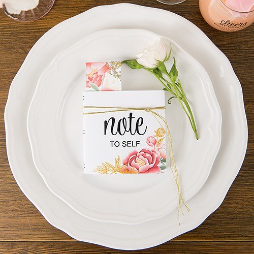 Modern Floral Cover Notepad - Forever Wedding Favors