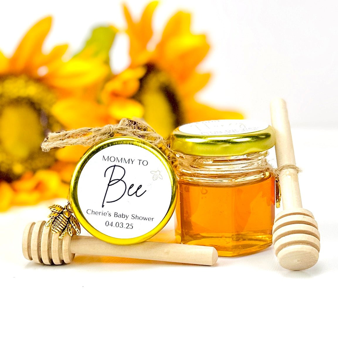 Mommy To Bee Honey Jar Favor - Forever Wedding Favors