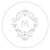 Monogram Simplicity Small Sticker - Classic Filigree - Forever Wedding Favors